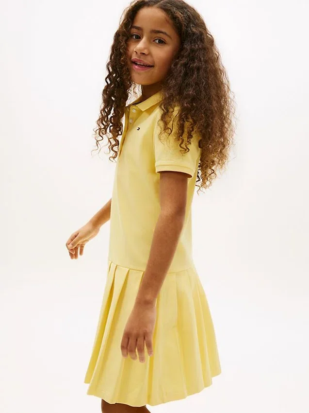 Kids’ Pleated Stretch Polo Dress Kids’ Pleated Stretch Polo Dress
