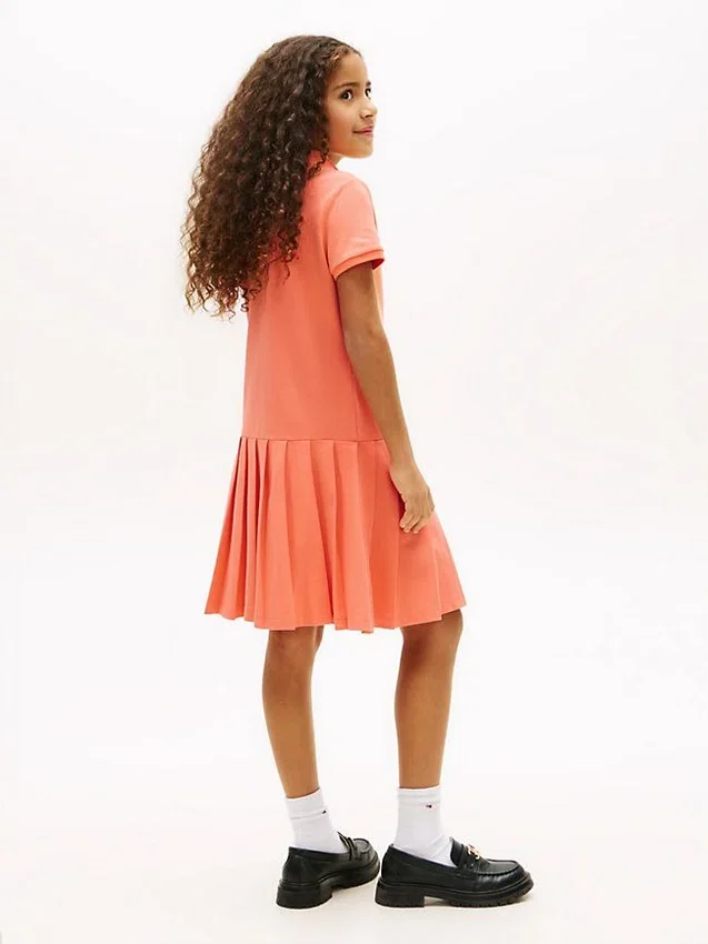 Kids’ Pleated Stretch Polo Dress Kids’ Pleated Stretch Polo Dress