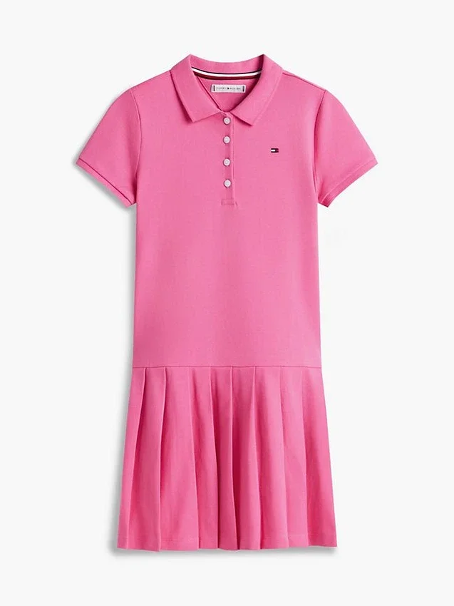 Kids’ Pleated Stretch Polo Dress Kids’ Pleated Stretch Polo Dress