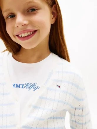 Kids’ Pointelle Cardigan