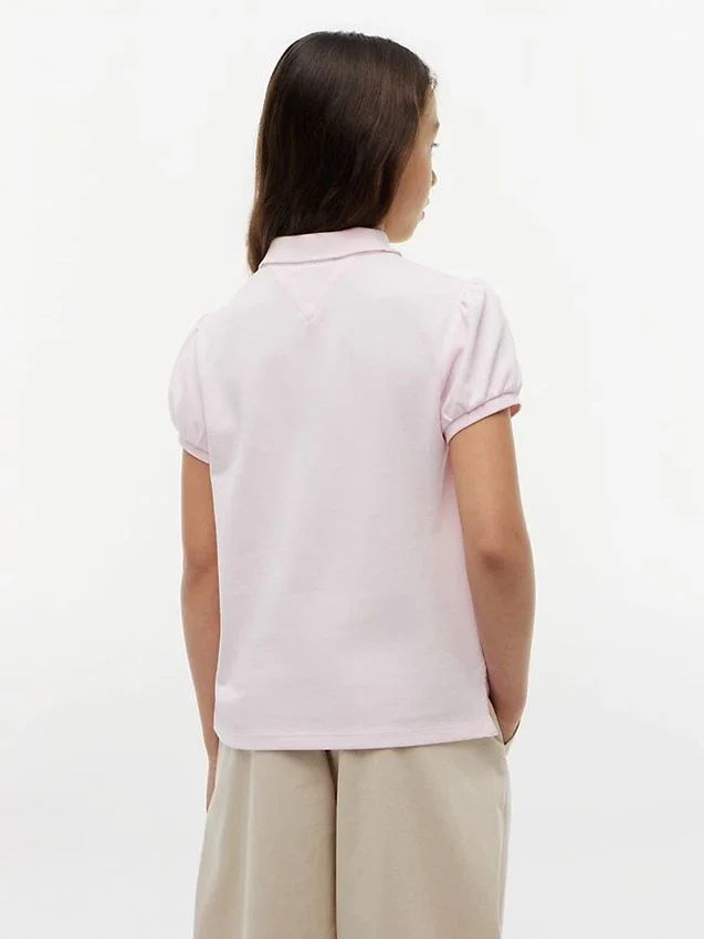 Kids’ Puff-Sleeve Stretch Polo Kids’ Puff-Sleeve Stretch Polo