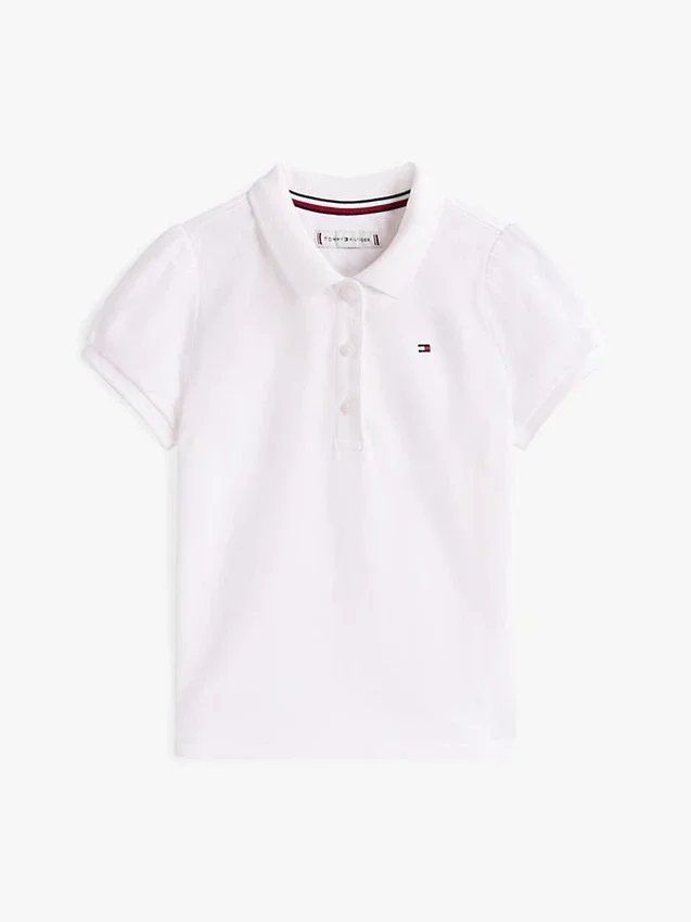Kids’ Puff-Sleeve Stretch Polo Kids’ Puff-Sleeve Stretch Polo
