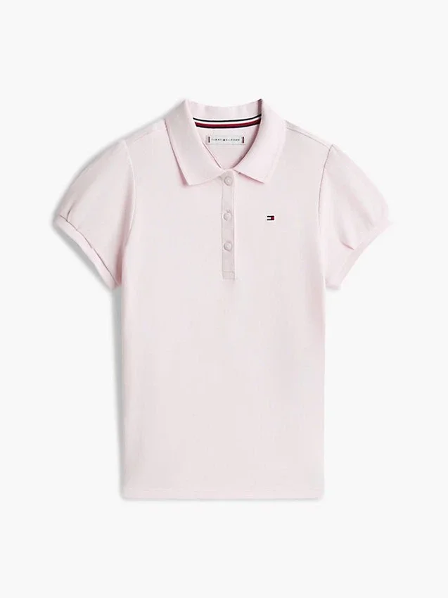 Kids’ Puff-Sleeve Stretch Polo Kids’ Puff-Sleeve Stretch Polo