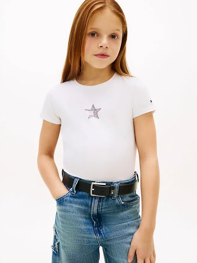 Kids’ Rhinestone Star Flag T-Shirt Kids’ Rhinestone Star Flag T-Shirt