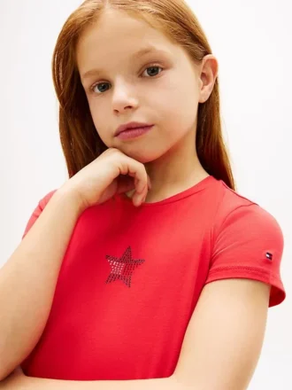 Kids’ Rhinestone Star Flag T-Shirt