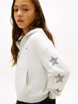 Kids’ Rhinestone Star Logo Hoodie Kids’ Rhinestone Star Logo Hoodie