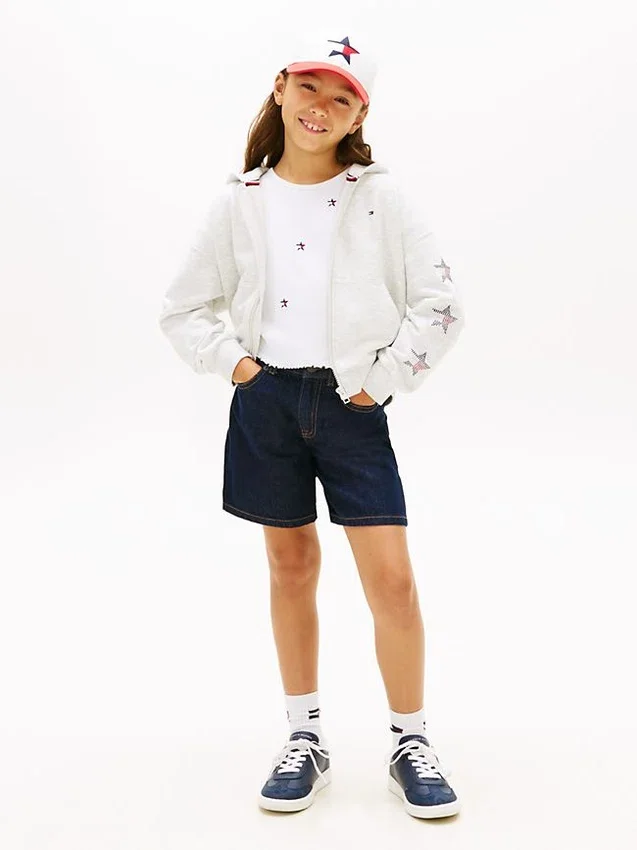 Kids’ Rhinestone Star Logo Hoodie Kids’ Rhinestone Star Logo Hoodie