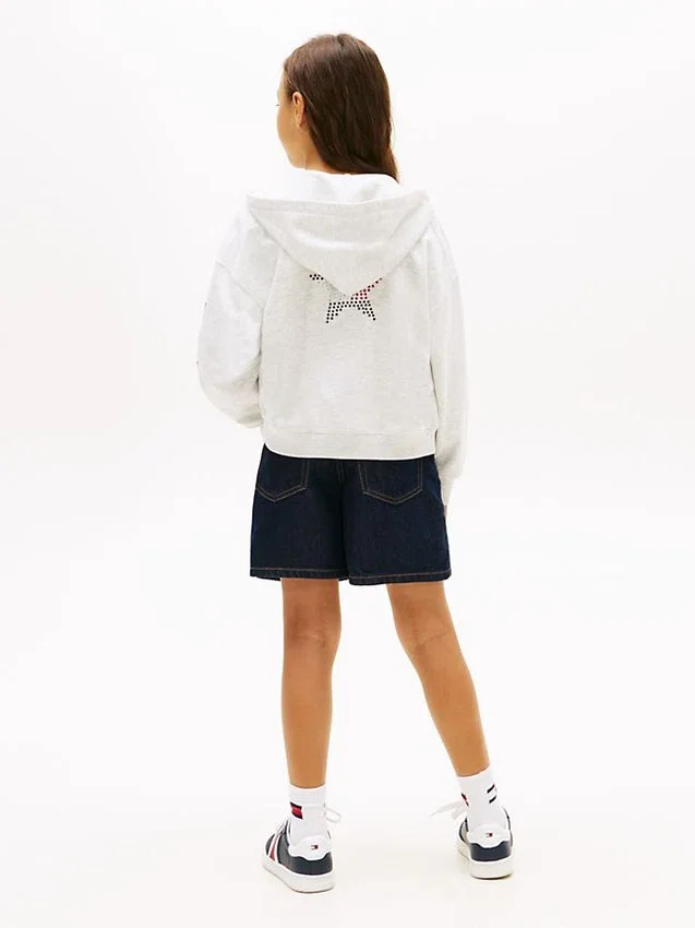 Kids’ Rhinestone Star Logo Hoodie Kids’ Rhinestone Star Logo Hoodie