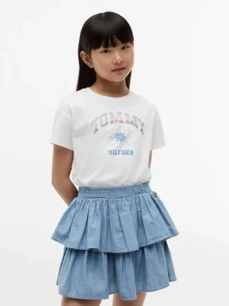 Kids’ Rhinestone Tommy Logo T-Shirt