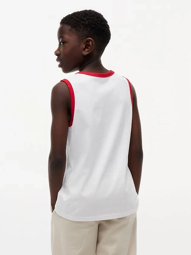 Kids’ Script Tommy Logo Tank Top Kids’ Script Tommy Logo Tank Top