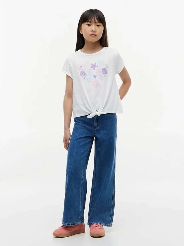 Kids’ Seashell Tie-Front T-Shirt Kids’ Seashell Tie-Front T-Shirt