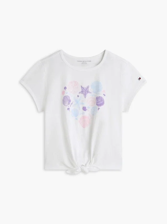 Kids’ Seashell Tie-Front T-Shirt Kids’ Seashell Tie-Front T-Shirt