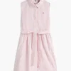 Kids’ Sleeveless Belted Shirtdress Kids’ Sleeveless Belted Shirtdress