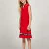 Kids’ Sleeveless Pleated Polo Dress