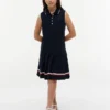 Kids’ Sleeveless Pleated Polo Dress