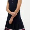 Kids’ Sleeveless Pleated Polo Dress