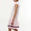 Kids’ Sleeveless Pleated Polo Dress