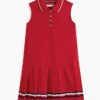 Kids’ Sleeveless Pleated Polo Dress