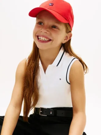 Kids’ Sleeveless Stretch Polo