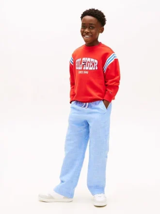 Kids’ Slub Cotton Pull-On Pant