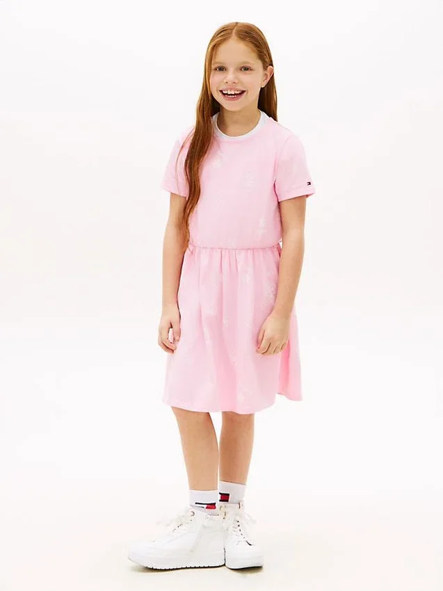 Kids’ Spring Graphic T-Shirt Dress Kids’ Spring Graphic T-Shirt Dress