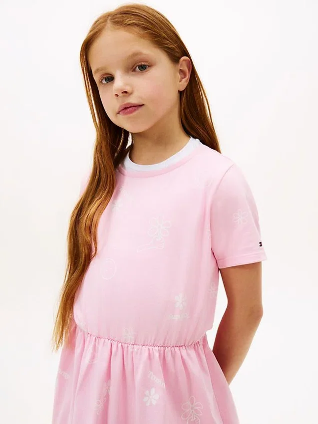 Kids’ Spring Graphic T-Shirt Dress Kids’ Spring Graphic T-Shirt Dress