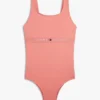 Kids’ Square-Neck Logo Swimsuit Kids’ Square-Neck Logo Swimsuit