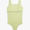Kids’ Square-Neck Logo Swimsuit Kids’ Square-Neck Logo Swimsuit