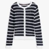 Kids’ Stripe Cable Knit Cardigan