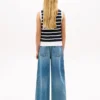 Kids’ Stripe Cable Knit Vest
