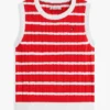 Kids’ Stripe Cable Knit Vest