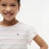 Kids’ Stripe Lettuce-Trim Sleeve T-Shirt Kids’ Stripe Lettuce-Trim Sleeve T-Shirt