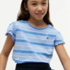 Kids’ Stripe Lettuce-Trim Sleeve T-Shirt Kids’ Stripe Lettuce-Trim Sleeve T-Shirt