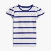 Kids’ Stripe Lettuce-Trim Sleeve T-Shirt Kids’ Stripe Lettuce-Trim Sleeve T-Shirt