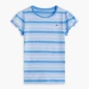 Kids’ Stripe Lettuce-Trim Sleeve T-Shirt Kids’ Stripe Lettuce-Trim Sleeve T-Shirt