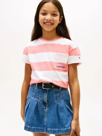 Kids’ Stripe Pocket T-Shirt