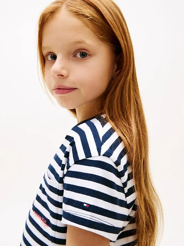 Kids’ Stripe Pocket T-Shirt Kids’ Stripe Pocket T-Shirt