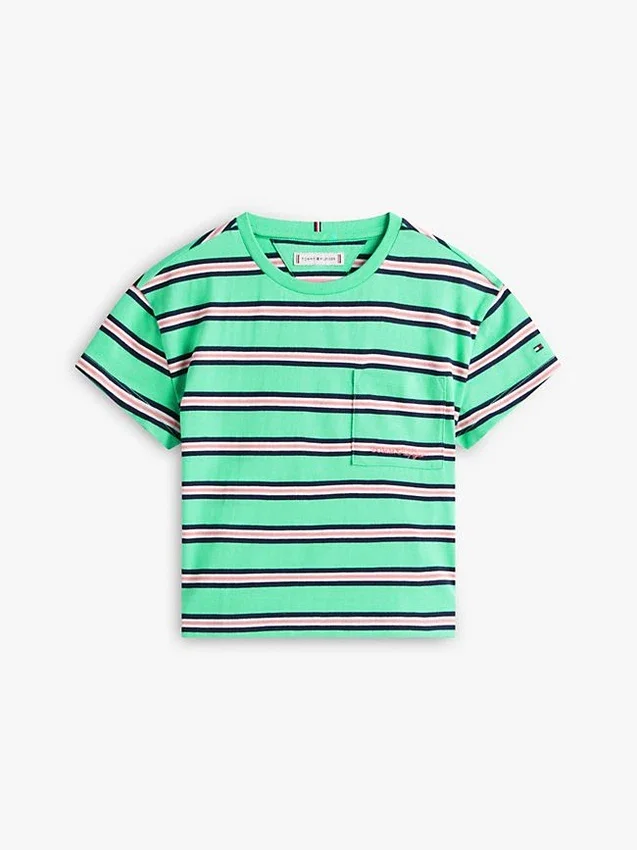 Kids’ Stripe Pocket T-Shirt Kids’ Stripe Pocket T-Shirt