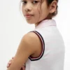 Kids’ Stripe Sleeveless Stretch Polo Kids’ Stripe Sleeveless Stretch Polo