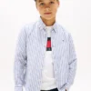 Kids’ Striped Linen-Blend Shirt