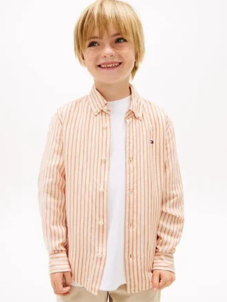 Kids’ Striped Linen-Blend Shirt Kids’ Striped Linen-Blend Shirt