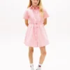 Kids’ Striped Poplin Shirtdress