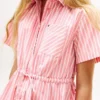 Kids’ Striped Poplin Shirtdress