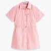 Kids’ Striped Poplin Shirtdress