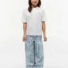 Kids’ Striped Pull-On Wide Leg Jean