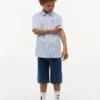 Kids’ Striped Seersucker Shirt