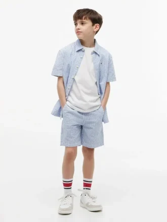 Kids’ Striped Seersucker Short