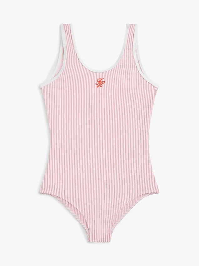 Kids’ Striped Seersucker Swimsuit Kids’ Striped Seersucker Swimsuit