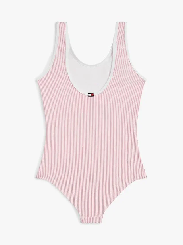 Kids’ Striped Seersucker Swimsuit Kids’ Striped Seersucker Swimsuit