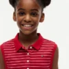 Kids’ Striped Sleeveless Polo Dress Kids’ Striped Sleeveless Polo Dress